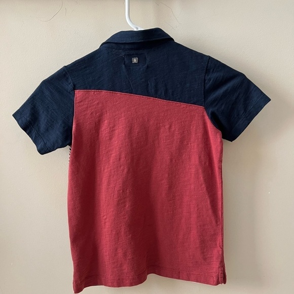 Volcom Blue, Red & White Cotton Polo Shirt size Large - Picture 4 of 5